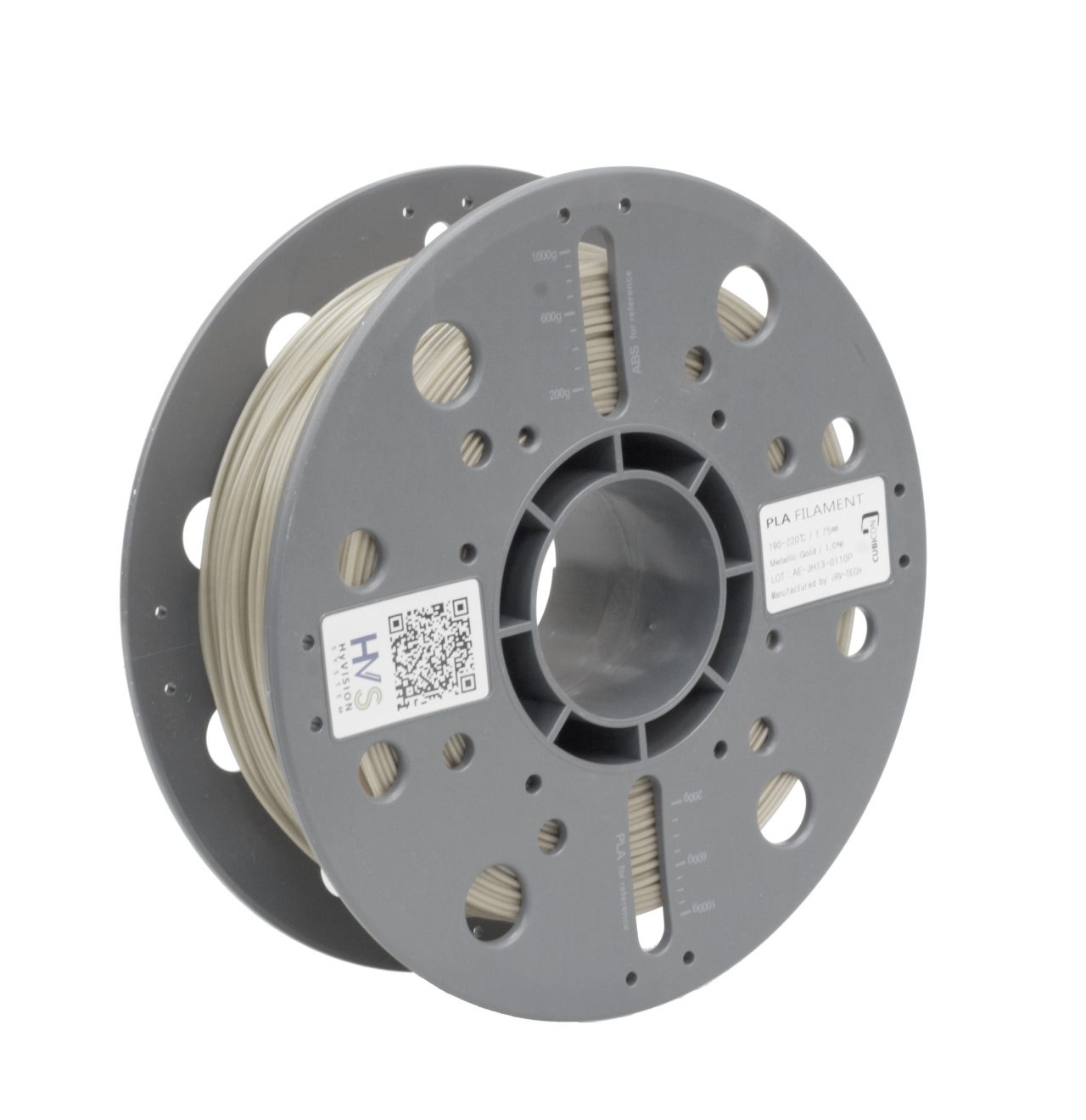 Filament 1000gr PLA Metalic Silver AMR Europe