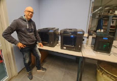 Han Huisman is verantwoordelijk voor de Cubicon 3D printers